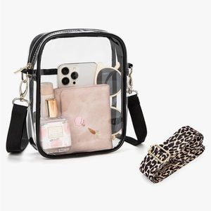 Clear cross body bag